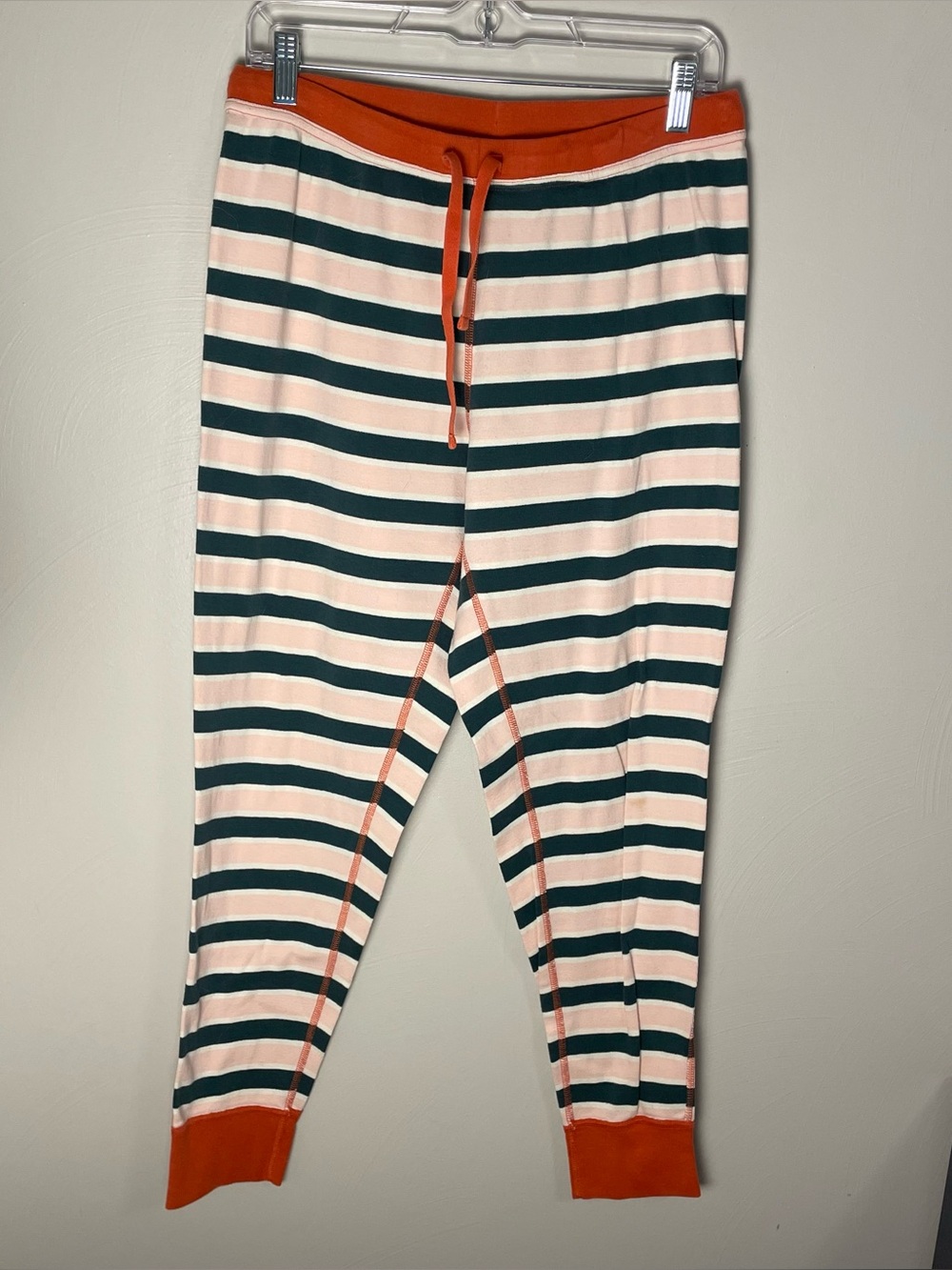 Hannah Andersson Striped Pajama pants Size Large 10% Cotton